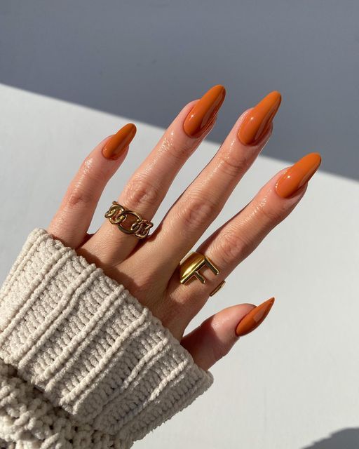 Fall Nail Colors: Orange 24 Ideas for a Stylish Look