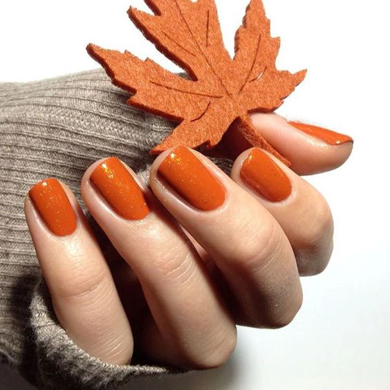 Fall Nail Colors: Orange 24 Ideas for a Stylish Look