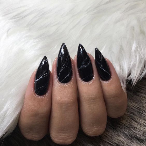 Top Fall Nail Colors: Inspiring 16 Ideas for Black Nails