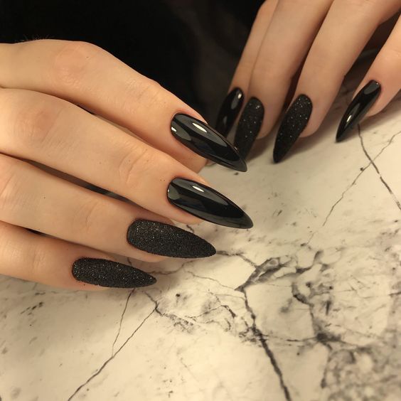 Top Fall Nail Colors: Inspiring 16 Ideas for Black Nails