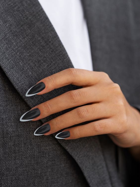 Top Fall Nail Colors: Inspiring 16 Ideas for Black Nails