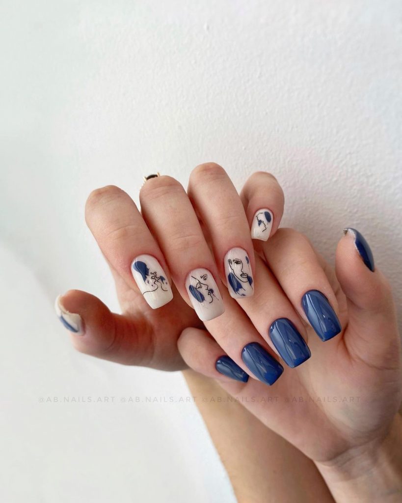 Navy Blue Fall Nails 25 Ideas: Elegant Designs and Seasonal Trends