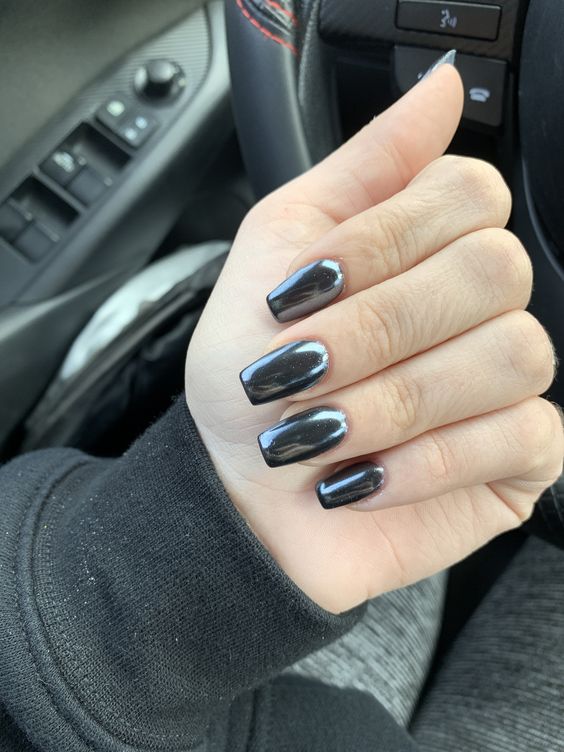 Top Fall Nail Colors: Inspiring 16 Ideas for Black Nails