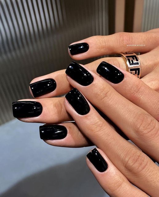 Top Fall Nail Colors: Inspiring 16 Ideas for Black Nails