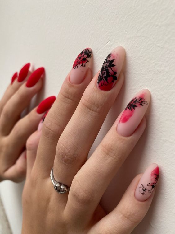 Spring 2024's Chic Oval Nail Trends 15 Ideas