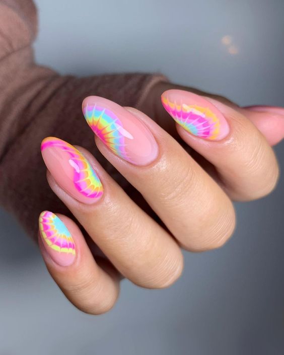 Spring Rainbow Nails 2024 15 Ideas: A Burst of Color and Creativity