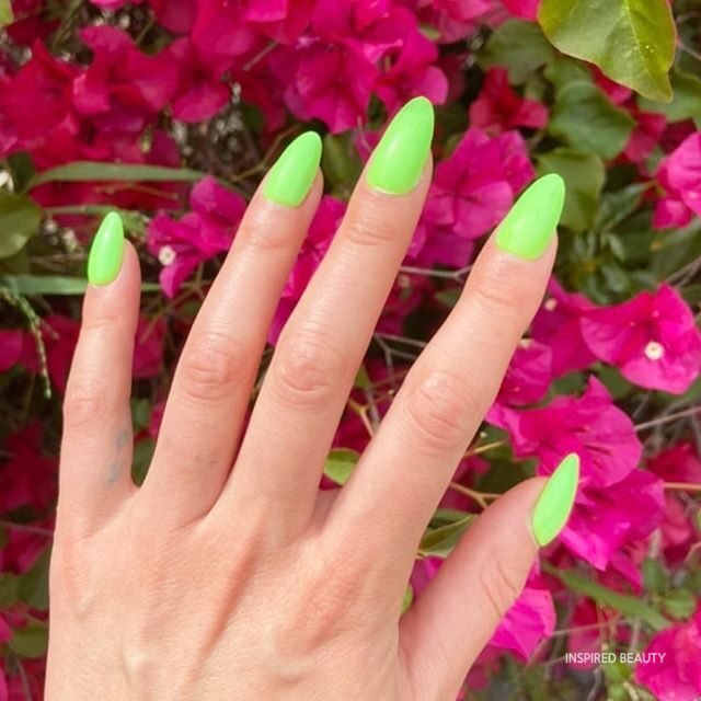 bright summer nails long