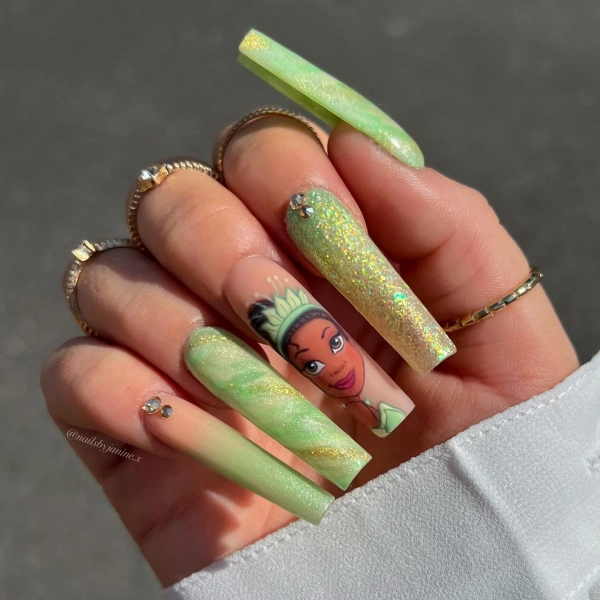 Disney Princess Nail Designs