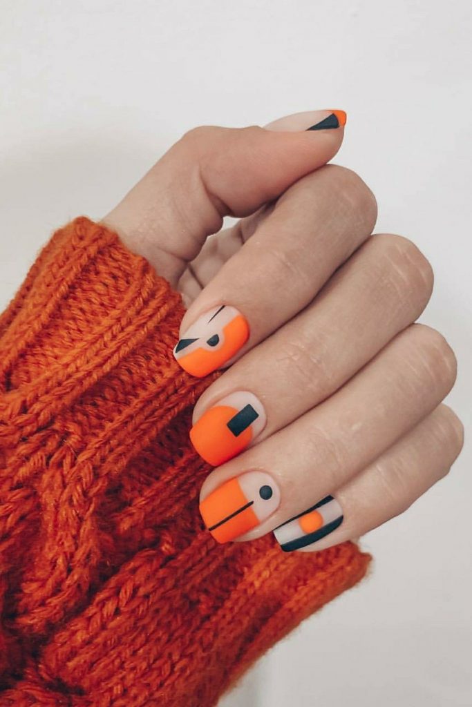 Fall Nail Colors: Orange 24 Ideas for a Stylish Look