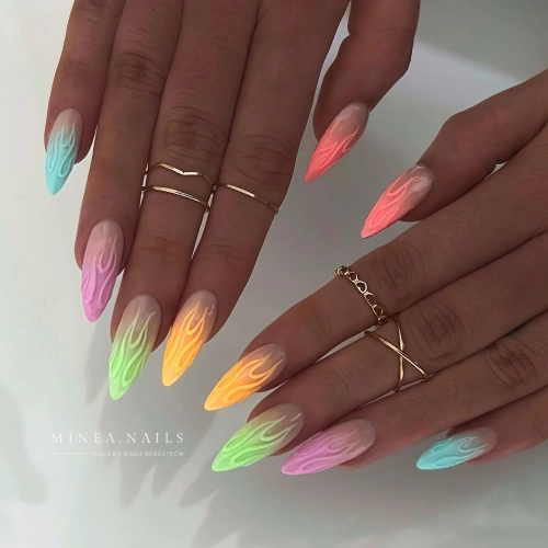 pastel nails