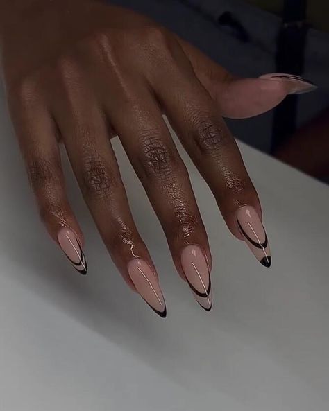 Classy & Stylish: How to Flaunt Pink Almond Nails on Dark Skin