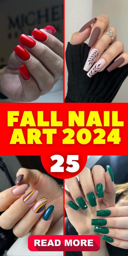 Fall Nail Art 2024 25 Ideas: Stunning Designs to Elevate Your Autumn Look