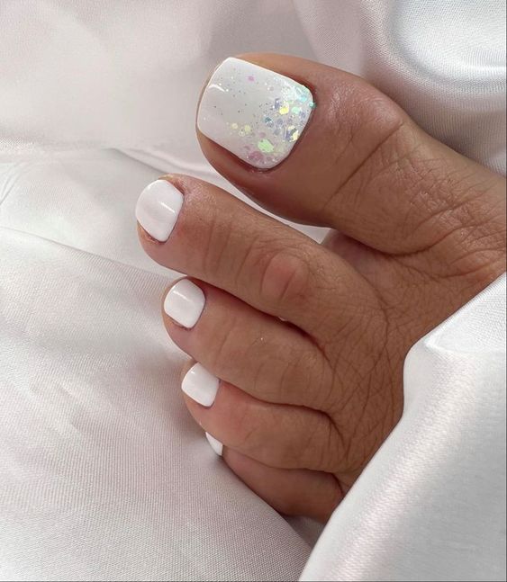 Summer White Toe Nail Designs 25 Ideas: A Fresh Pedi on the Block