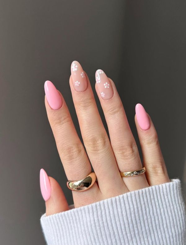 10- PINK AND WHITE NAIL DESIGNS