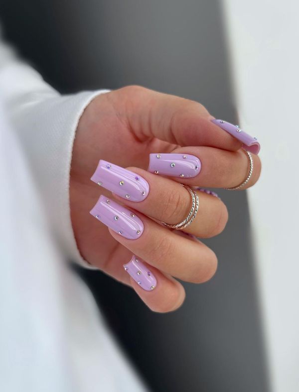 10. Purple Nails