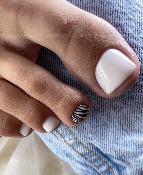 Summer White Toe Nail Designs 25 Ideas: A Fresh Pedi on the Block