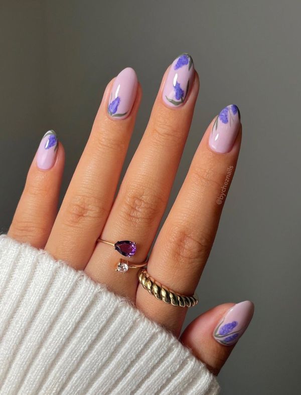 13. Purple Nails