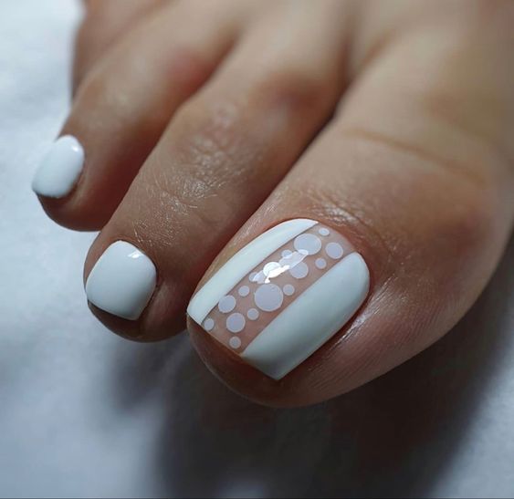 Summer White Toe Nail Designs 25 Ideas: A Fresh Pedi on the Block