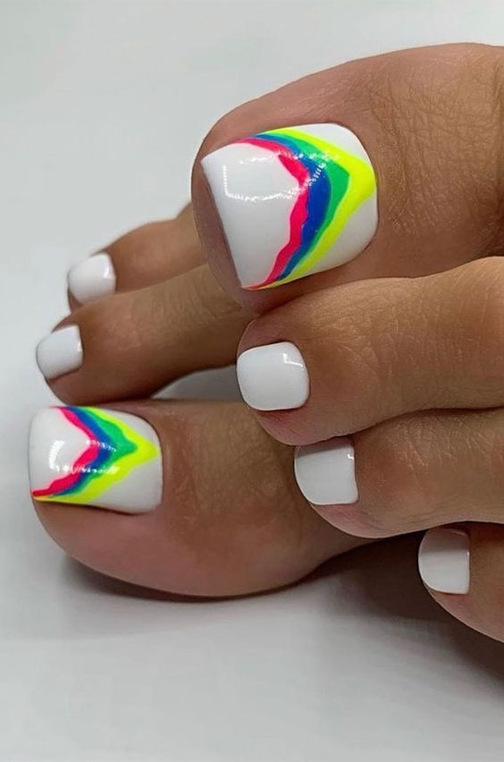 Summer White Toe Nail Designs 25 Ideas: A Fresh Pedi on the Block