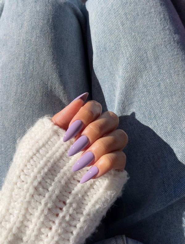 6. Purple Nails