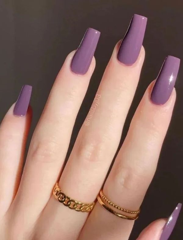 7. Purple Nails