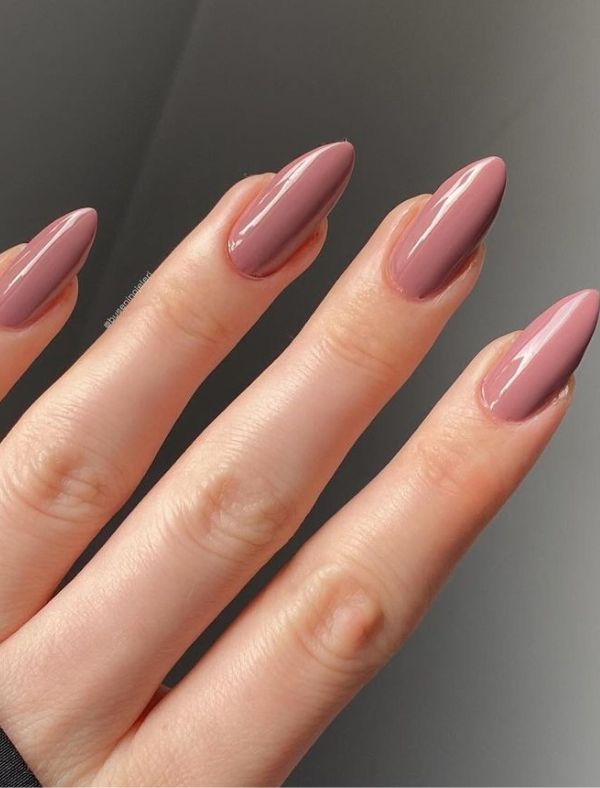 Dusty Rose Gel Mani